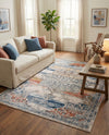 Mykonos Manor Collection Area Rug -  Tinos (Multi) Rectangle Multi  lifestyle 30