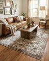 Riviera Elegance Collection Area Rug -  Menton (Beige) Rectangle Beige  lifestyle 30