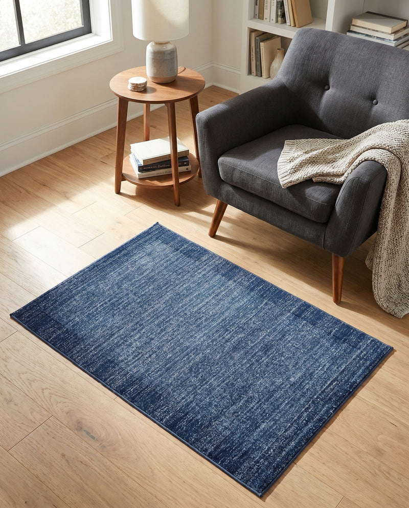 Studio Haven Collection Area Rug -  Conservatory (Navy Blue) Rectangle Navy Blue  lifestyle 6