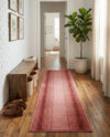 Jewel Oasis Collection Area Rug - Sapphire (Rusty Pink Rose) Runner Rusty Pink Rose  lifestyle 67