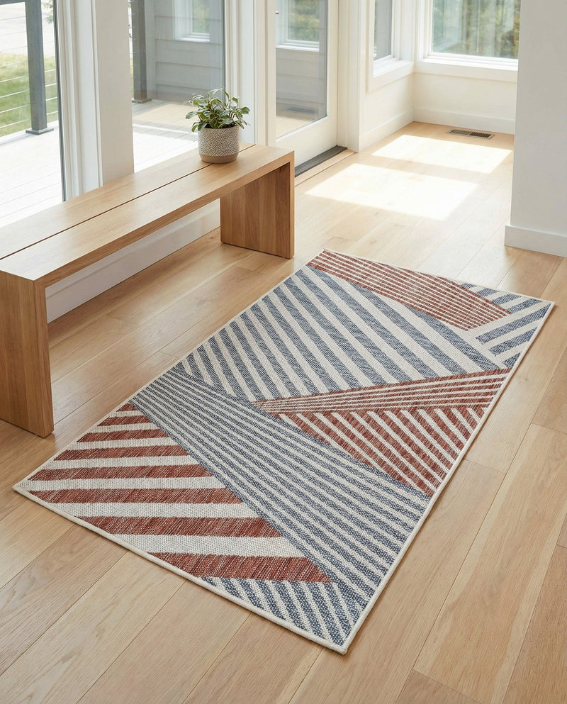 Urban Oasis Rugs Collection Area Rug -  Boardwalk Rectangle Blue  lifestyle 43