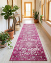 Georgetown Rugs Collection Area Rug - Dupont (Purple) Runner Purple  lifestyle 68