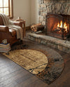 Bistro Lounge Collection Area Rug -  Affogato Hearth Beige  lifestyle 52