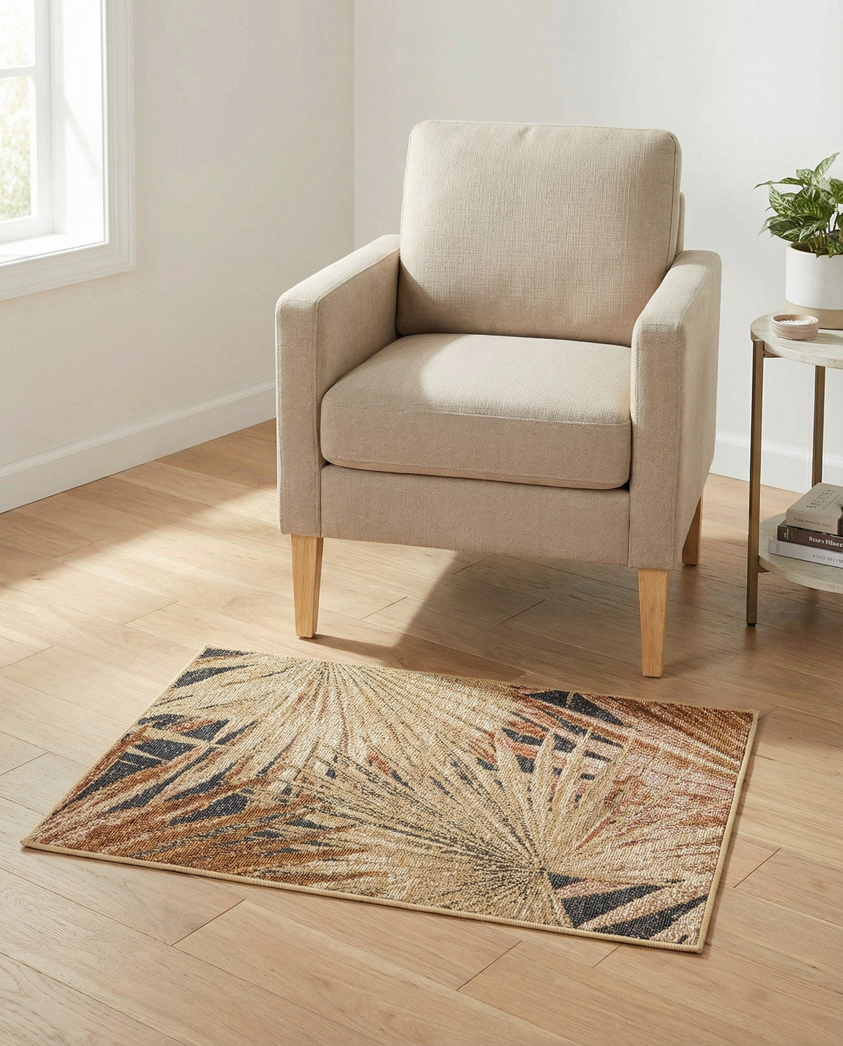 Seaside Blooms Collection Area Rug -  Avalon Rectangle Multi  lifestyle 23