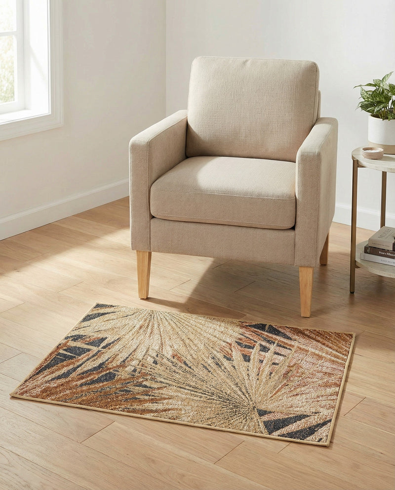 Seaside Blooms Collection Area Rug -  Avalon Rectangle Multi  lifestyle 23