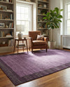 Studio Haven Collection Area Rug -  Conservatory (Violet) Rectangle Violet  lifestyle 16