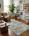 Arcadia Rugs Collection Area Rug -  Nirvana Rectangle Cream Blue  lifestyle 22