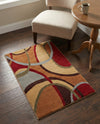 Bistro Lounge Collection Area Rug -  Macchiato Rectangle Multi  lifestyle 15