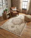 Eden Oasis Collection Area Rug -  Tranquility (Beige) Rectangle Beige  lifestyle 8