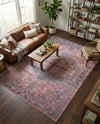 Zahara Oasis Collection Area Rug -  Agadir Rectangle Antique Rust Red  lifestyle 12