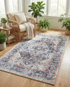 Laguna Sands Collection Area Rug -  Newport Rectangle Navy Blue  lifestyle 26