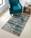 Copenhagen Comfort Collection Area Rug -  Odense Rectangle Blue  lifestyle 21