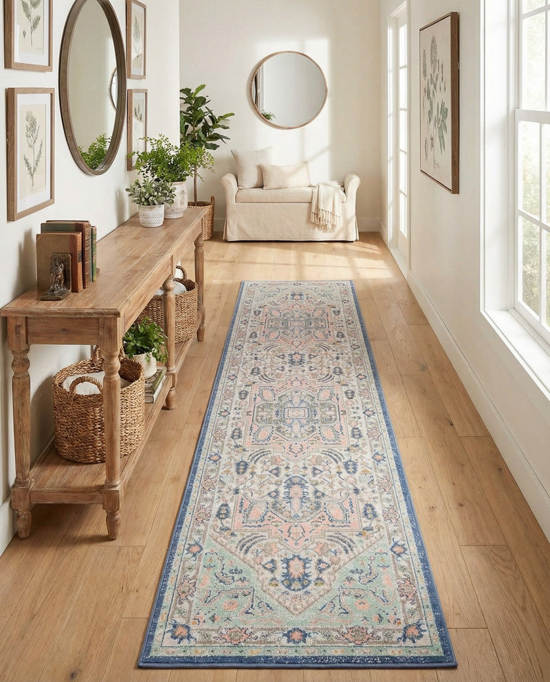 Savannah Series Collection Area Rug - Charleston (Multi) Runner Multi  lifestyle 66