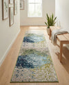 Marrakesh Elegance Collection Area Rug -  Boujad Runner Blue  lifestyle 68