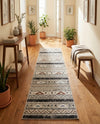 Desert Modern Eco Rug Series Collection Area Rug -  Arches Runner Gray  lifestyle 59