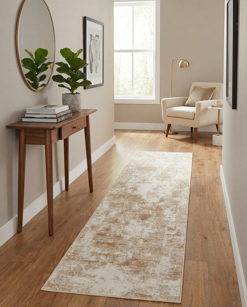 Luminara Sands Collection Area Rug - Elysium (Sand) Runner Sand  lifestyle 67