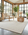 Trellis Wool Collection Area Rug - Cobbles Rectangle Ivory  lifestyle 23