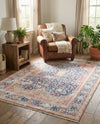 Bazaar Chic Collection Area Rug -  Rabat Rectangle Navy Blue  lifestyle 12