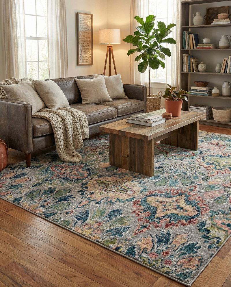Savannah Elegance Collection Area Rug -  Forsyth Rectangle Multi  lifestyle 28