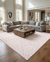 Savannah Escape Collection Area Rug -  Amazon (Pink Ivory) Square Pink Ivory  lifestyle 31