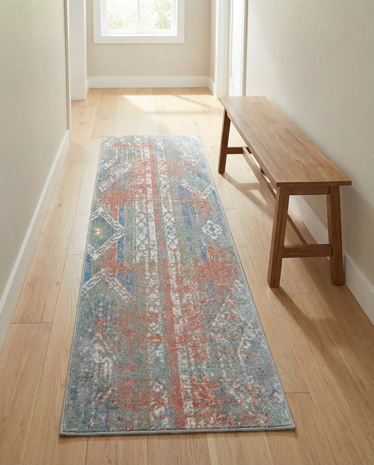 Aegean Elegance Washables Collection Area Rug -  Zakynthos Runner Multi  lifestyle 142