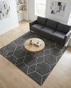 Trellis Mosaic Collection Area Rug - Arborville (Dark Gray) Square Dark Gray  lifestyle 71