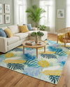 Seaside Blooms Collection Area Rug -  Sunkiss Rectangle Multi  lifestyle 3