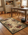 Rural Charm Collection Area Rug - Meadowbrook Rectangle Cream  lifestyle 45