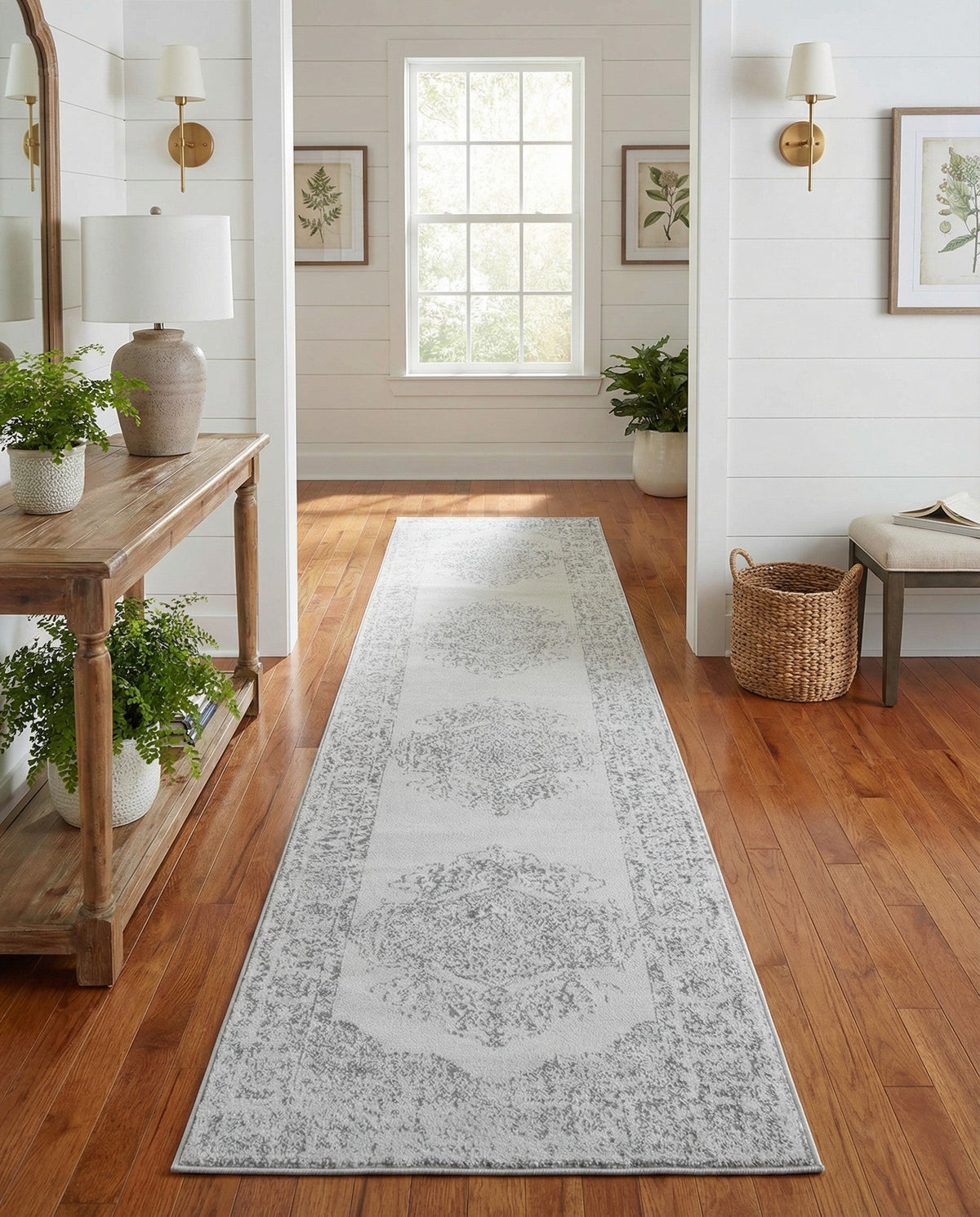 Cambridge Classics Collection Area Rug -  Magdalene (Ivory) Runner Ivory  lifestyle 90