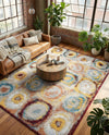 Aegean Elegance Washables Collection Area Rug -  Rhodes Rectangle Multi  lifestyle 9