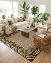 Savannah Sojourn Collection Area Rug -  Moremi Rectangle Cream  lifestyle 10