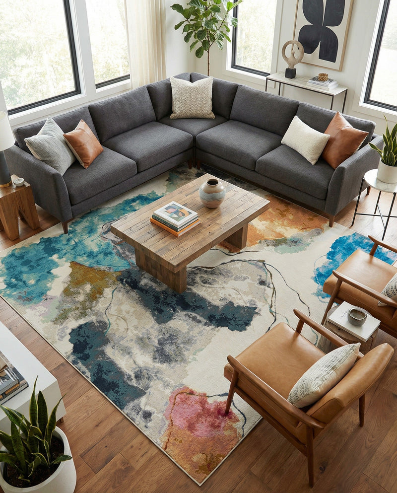 Urban Terrace Collection Area Rug -  Arbor Square Multi  lifestyle 42