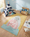 Wonder Tykes Collection Area Rug -  Whimsical Rectangle Yellow  lifestyle 10
