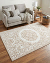 Sanctuary Retreat Collection Area Rug -  Enclave Rectangle Snow White  lifestyle 31