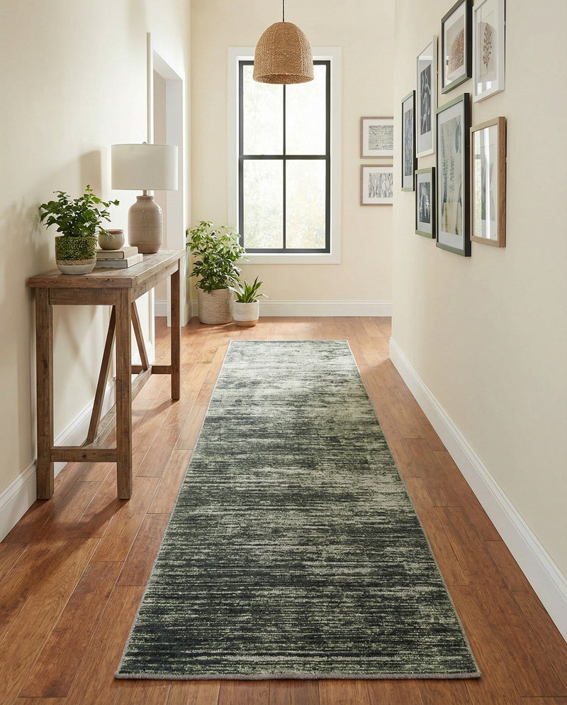Sahara Essence Collection Area Rug - Oasis (Green) Runner Green  lifestyle 63