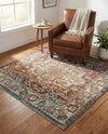 Savannah Soiree Collection Area Rug -  Everglade (Multi) Square Multi  lifestyle 39