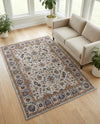 Casablanca Tapestry Collection Area Rug -  Marrakech (Cloud Gray) Rectangle Cloud Gray  lifestyle 17