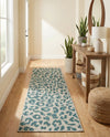 Savannah Escape Collection Area Rug -  Amazon (Teal) Runner Teal  lifestyle 31