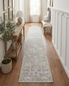Seville Stripes Collection Area Rug -  Cordoba (Gray) Runner Gray  lifestyle 60