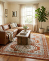 Savannah Elegance Collection Area Rug -  Tybee (Terracotta) Rectangle Terracotta  lifestyle 22