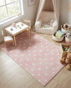 Wonder Tykes Collection Area Rug -  Mosaic Rectangle Pink  lifestyle 15