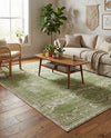 Dover Terrace Collection Area Rug -  Lagoon (Green) Rectangle Green  lifestyle 19