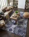 Riviera Elegance Collection Area Rug -  Monaco (Navy Blue) Rectangle Navy Blue  lifestyle 19