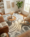 Sahara Chic Collection Area Rug -  Nubia Rectangle Gray  lifestyle 32