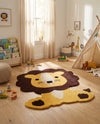 Whimsy Wonders Wool Collection Area Rug -  Jungle Rectangle Yellow  lifestyle 5