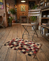 Bistro Lounge Collection Area Rug - Espresso Rectangle Multi  lifestyle 25