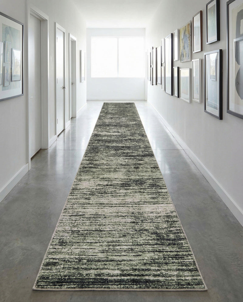 Sahara Essence Collection Area Rug - Oasis (Green) Runner Green  lifestyle 72