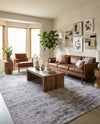 Sahara Essence Collection Area Rug - Oasis (Gray) Rectangle Gray  lifestyle 28