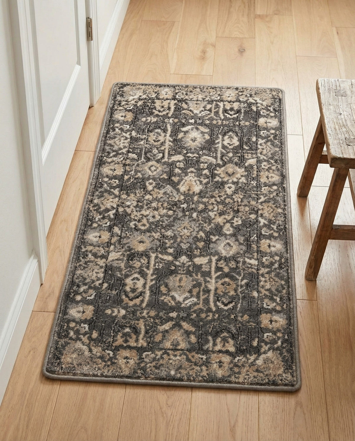 Cascade Range Collection Area Rug -  Shasta (Gray) Runner Gray  lifestyle 116