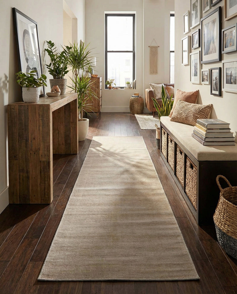 Soho Elegance Collection Area Rug - Chelsea (Gray) Runner Gray  lifestyle 46